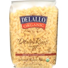 DELALLO: Organic Ditalini Rigati No. 57 Pasta, 16 oz