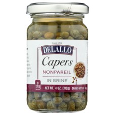 DELALLO: Capers Nonpareil in Brine, 4 oz