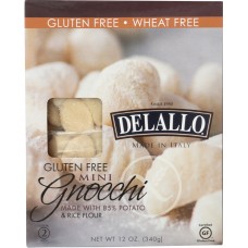 DELALLO: Gluten Free Potato And Rice Gnocchi, 12 oz