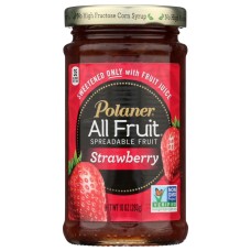 POLANER: Fruit Sprd Strwbry, 10 oz
