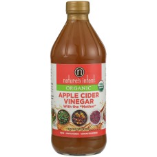 NATURES INTENT: Vinegar Apple Cider Organic, 16 fo