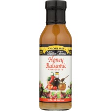 WALDEN FARMS: Honey Balsamic Vinaigrette, Free From Calorie Sugar Fat Gluten & Carbohydrate, 12 Oz