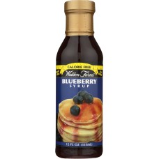 WALDEN FARMS: Calorie Free Blueberry Syrup, Sweetened With Splenda, 12 oz