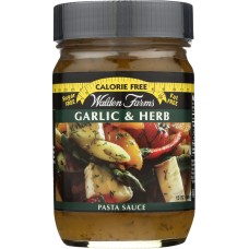 WALDEN FARMS: Calorie Free Pasta Sauce Garlic & Herb, 12 oz