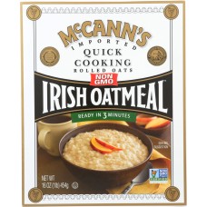 MCCANN'S: Irish Oatmeal Quick Cooking Rolled Oats, 16 oz