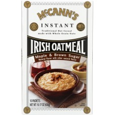 MCCANN'S: Instant Maple and Brown Sugar Irish Oatmeal, 15.1 oz