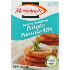 MANISCHEWITZ: Mix Pancake Reduced Sodium, 6 oz