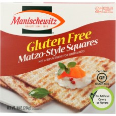 MANISCHEWITZ: Gluten Free Matzo Style Squares, 10 oz