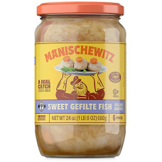 MANISCHEWITZ: Fish Gefilte Sweet Jelled Broth, 24 oz