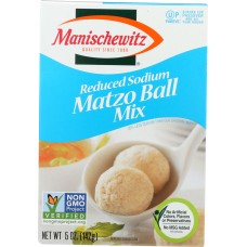 MANISCHEWITZ: Mix Matzo Ball Reduced Sodium, 5 oz