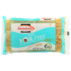MANISCHEWITZ: Yolk Free Wide Noodles, 12 oz