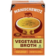 MANISCHEWITZ: Vegetable Broth, 17 fo