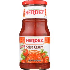 HERDEZ: Casera Medium Salsa, 16 oz
