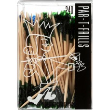 SOODHALTER: Par-T-Frills Wooden Toothpick, 240 pc