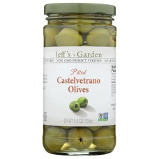 JEFFS NATURALS: Pitted Castelvetrano Olives, 5.5 oz