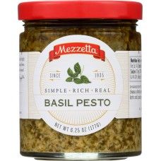 MEZZETTA: Napa Valley Bistro Homemade Style Basil Pesto, 6.25 oz