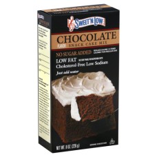 SWEET N LOW: Chocolate Cake Mix, 8 oz
