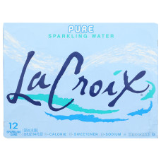 LA CROIX: Pure Sparkling Water 12Pk, 144 fo LA CROIX: Pure Sparkling Water 12Pk, 144 fo