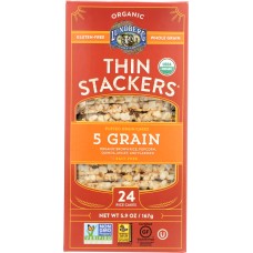 LUNDBERG: Rice Cakes Thin Stackers 5 Grain, 5.9 oz