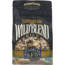 LUNDBERG: Wild Blend Wild and Whole Grain Brown Rice, 1 lb