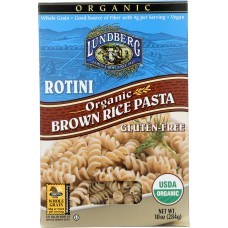 LUNDBERG: Pasta Brown Rice Rotini Organic Gluten Free, 10 oz