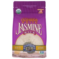 LUNDBERG: Organic California White Jasmine Rice, 2 lb