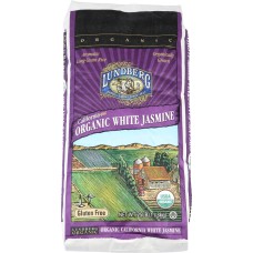 LUNDBERG: Organic California White Jasmine Rice, 25 lb