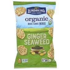 LUNDBERG: Rice Cakes Mini Gngr Swd, 5 oz