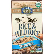 LUNDBERG: Mix Rice Whole Grain & Wild Rice Organic, 6 oz