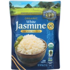LUNDBERG: White Jasmine Thai  Hom Mali Rice, 8 oz