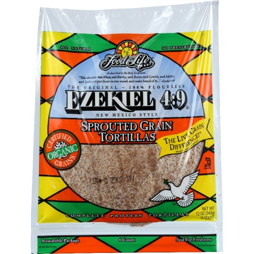 FOOD FOR LIFE Ezekiel 49 Sprouted Grain Tortillas, 12 oz