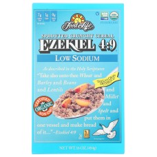 FOOD FOR LIFE: Ezekiel 4:9 Sprouted Low Sodium Crunchy Cereal, 16 oz