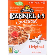 FOOD FOR LIFE: Cereal Flaked Sprouted Original, 14 oz