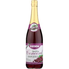 KEDEM: Sparkling Concord Grape Juice, 25.4 fo