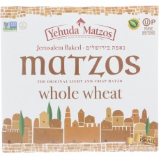 YEHUDA: Whole Wheat Daily Matzo Thins, 10.5 oz