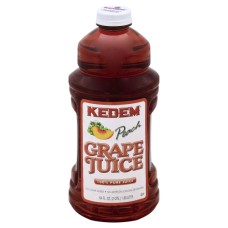 KEDEM: Juice Peach Grape, 64 oz