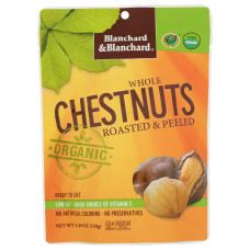 BLANCHARD & BLANCHARD: Organic Whole Chestnuts Roasted and Peeled, 5.29 oz
