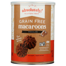 ABSOLUTELY GLUTEN FREE: Chocolate Macaroons, 10 oz