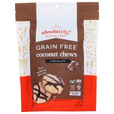 ABSOLUTELY GLUTEN FREE: Chews Coconut With Cocoa Nibs, 5 oz