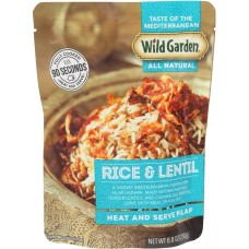 WILD GARDEN: Pilaf Rice & Lentil, 8.8 oz
