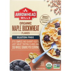 ARROWHEAD MILLS: Organic Maple Buckwheat Flakes Gluten Free, 10 Oz