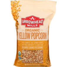 ARROWHEAD MILLS: Organic Yellow Popcorn, 28 oz