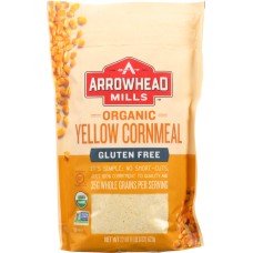 ARROWHEAD MILLS: Organic Yellow Cornmeal, 22 oz