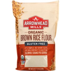 ARROWHEAD MILLS: Organic Brown Rice Flour, 24 oz