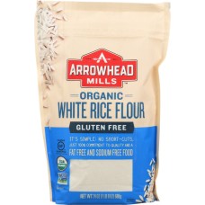 ARROWHEAD MILLS: Organic Gluten Free White Rice Flour, 24 oz