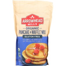 ARROWHEAD MILLS: Organic Gluten Free Pancake and Baking Mix, 26 oz