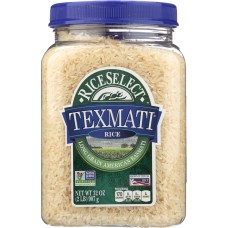 RICE SELECT: Texmati Long Grain American Basmati White Rice, 32 Oz