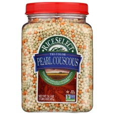 RICESELECT: Tri Color Pearl Couscous, 24.5 oz