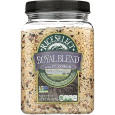 RICESELECT: Royal Blend with Flaxseed Rice, 28 oz
