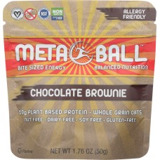 METABALL: Energy Bites Sized Chocolate Brownie, 1.76 oz